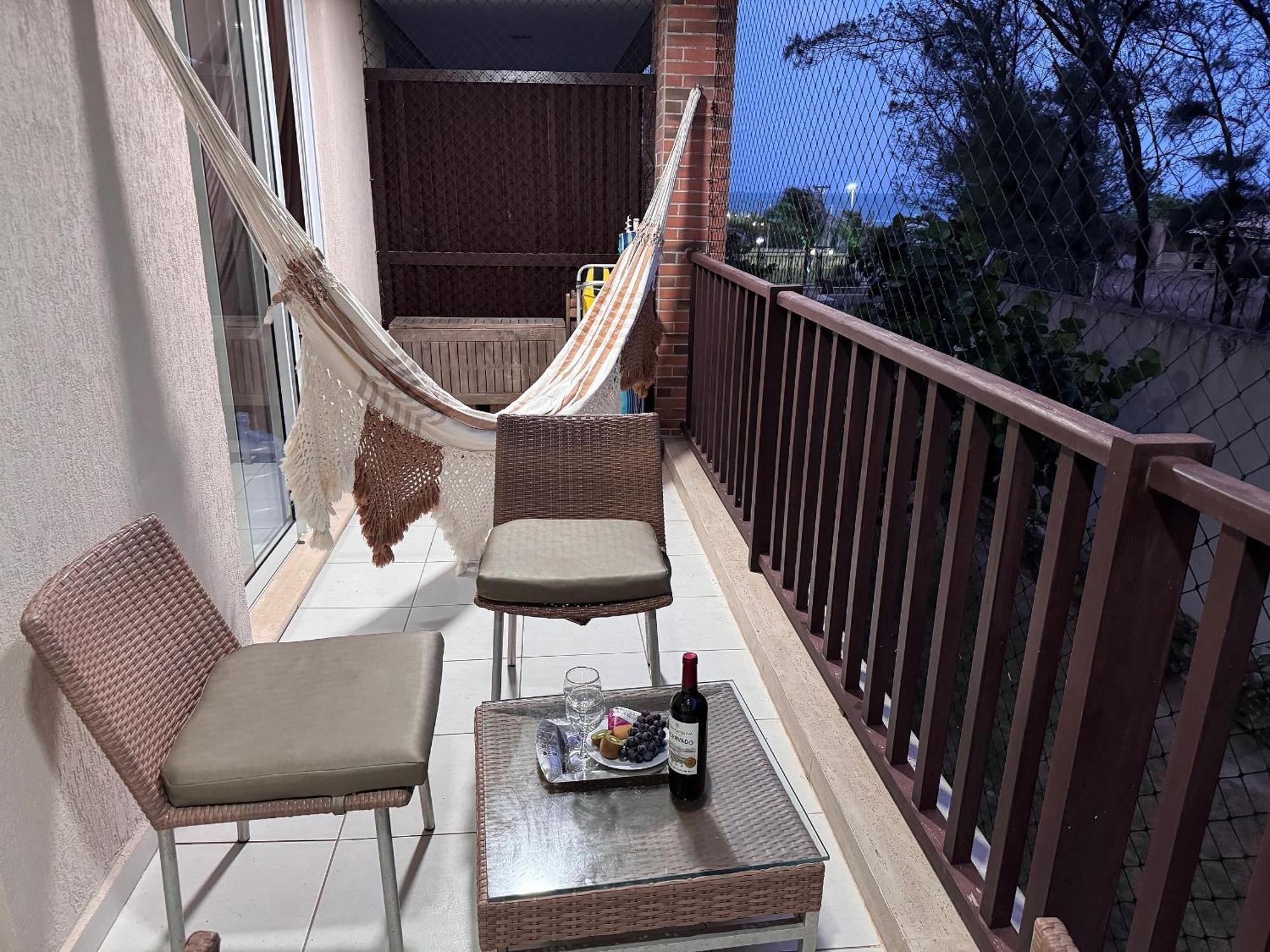 Apartamento Living, Frente Mar, 400m Do B Park *