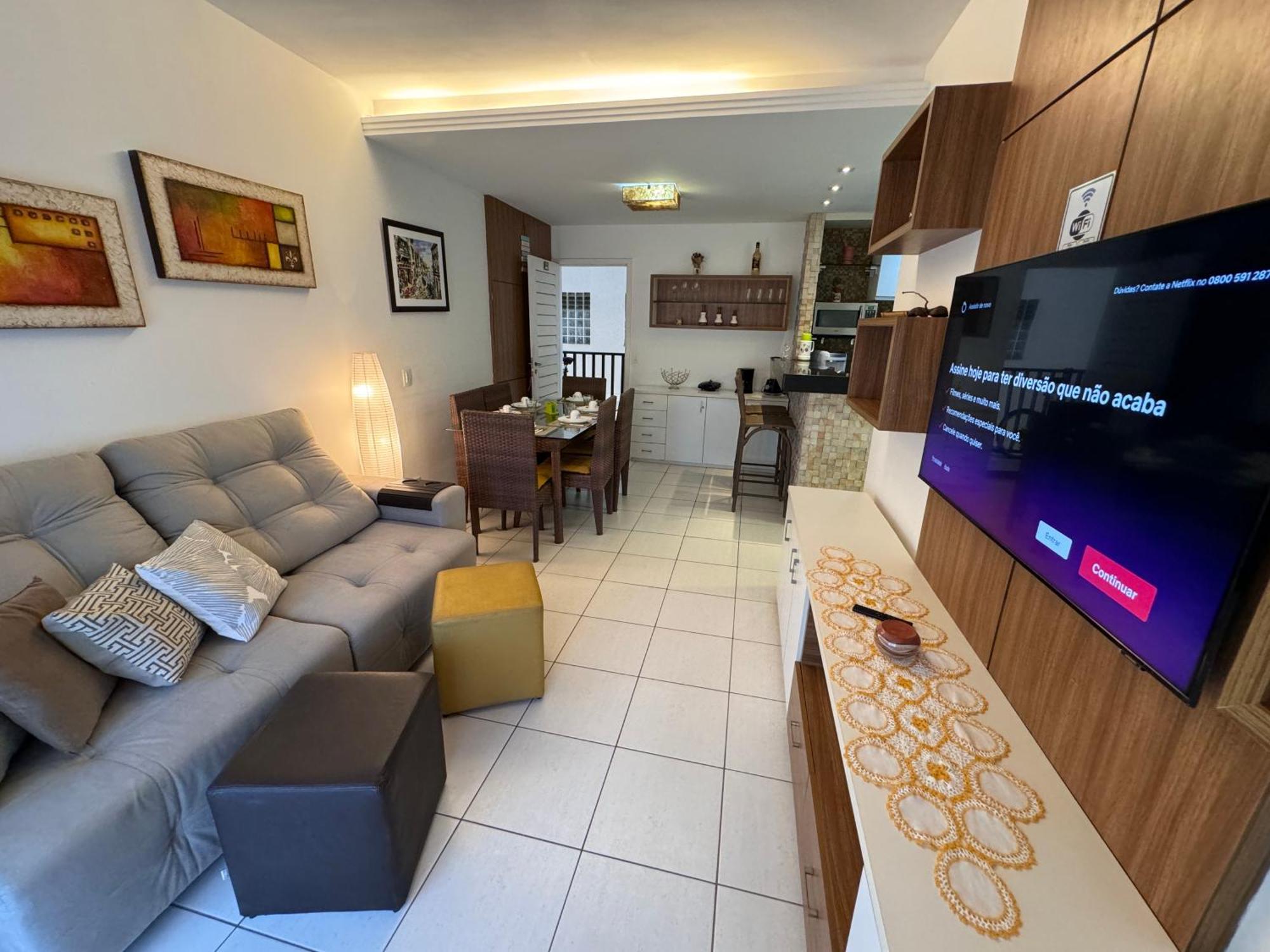 Living, Frente Mar, 400m Do B Park Apartamento